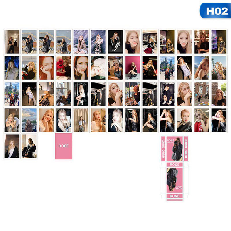 Set 54 Tấm Ảnh In Hình Thành Viên Nhóm Blackpink