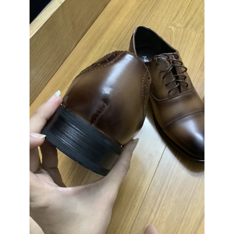 [Sẵn Hàng]♥️Giày Da Nam Nâu Tây(ảnh thật)Size 40-41