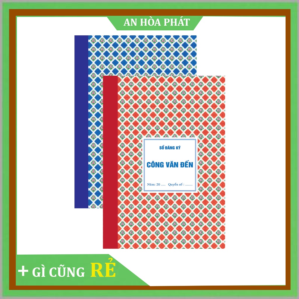 Sổ công văn đi/công văn đến