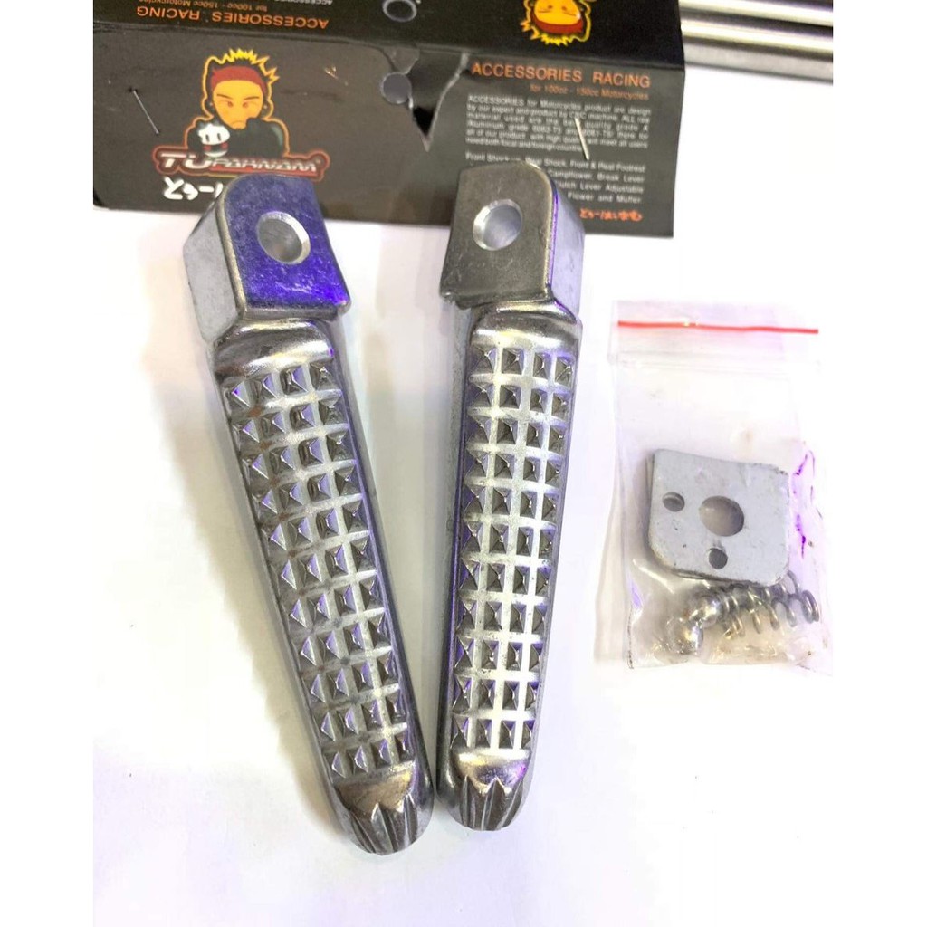 Gác Chân Nhôm Nguyên Khối Cho Xe Máy  - STN