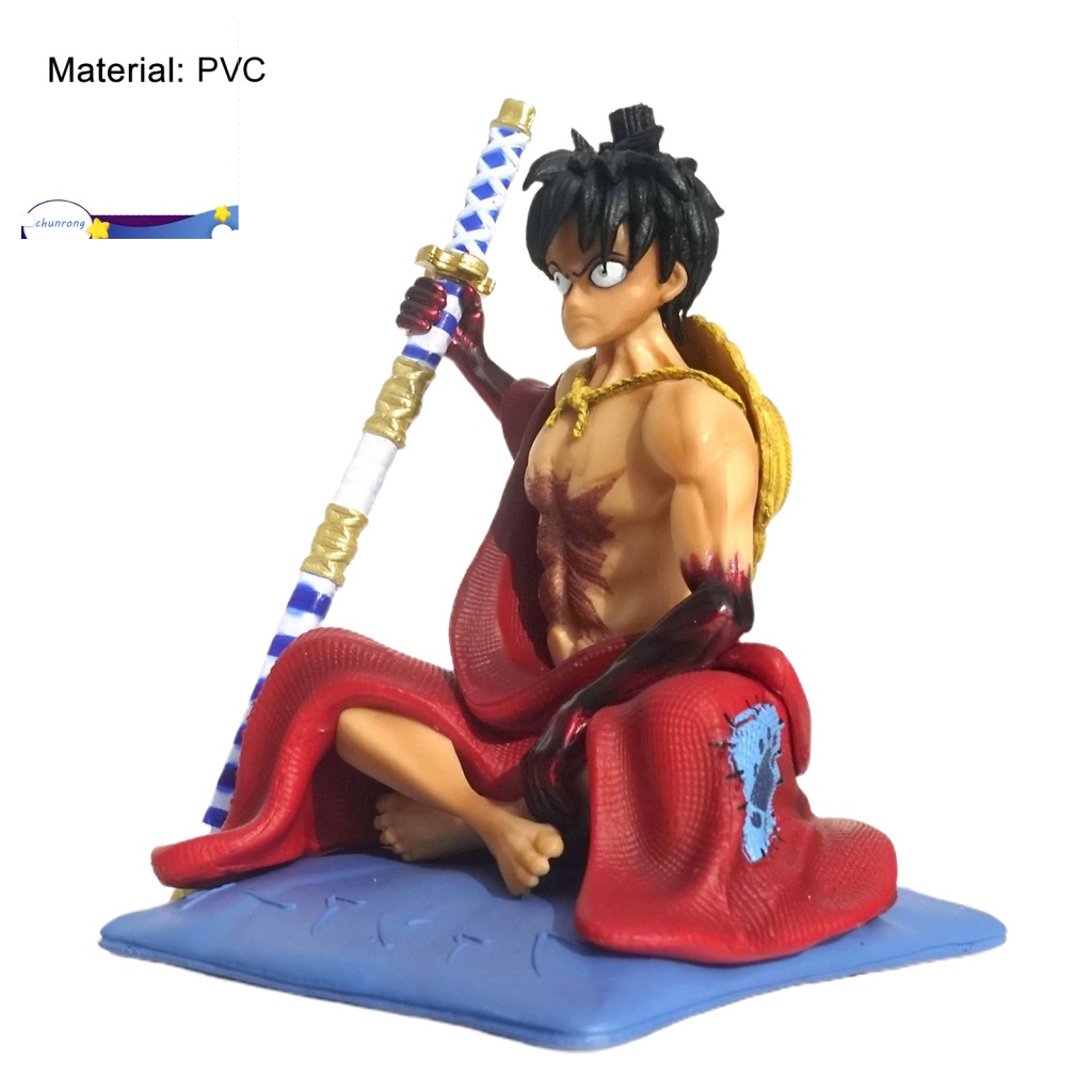 Cr Mô Hình Nhân Vật Luffy Đang Ngồi Trang Trí