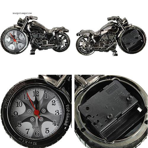 Đồng hồ báo thức để bàn hình xe máy sáng tạo