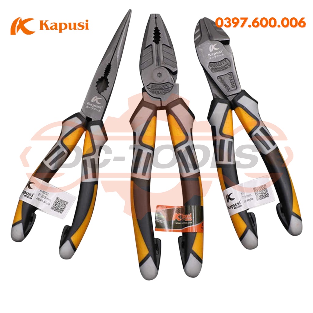 KÌM ĐIỆN KÌM CẮT ĐA NĂNG GERMANY (KAPUSI) K-8001 K-8000 CHÍNH HÃNG DC TOOLS (KHO SỈ)