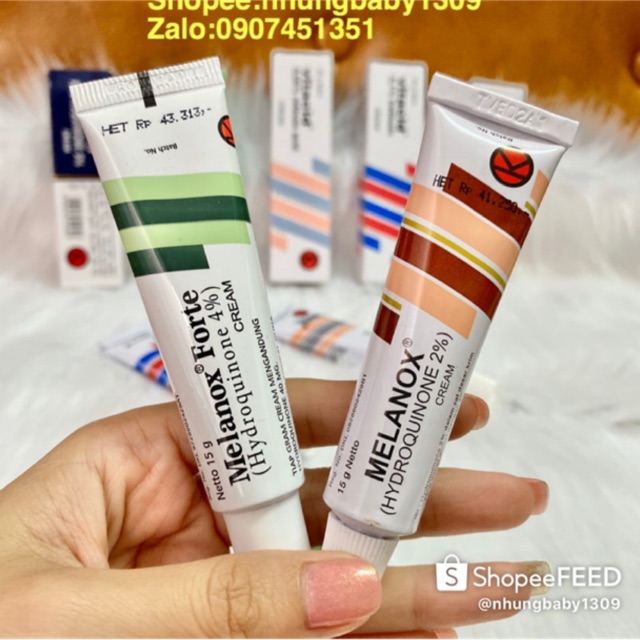 Kem Trắng da Melanox HYDROQUINONE 2% -4% , xoá thâm nám, tàn nhang | BigBuy360 - bigbuy360.vn