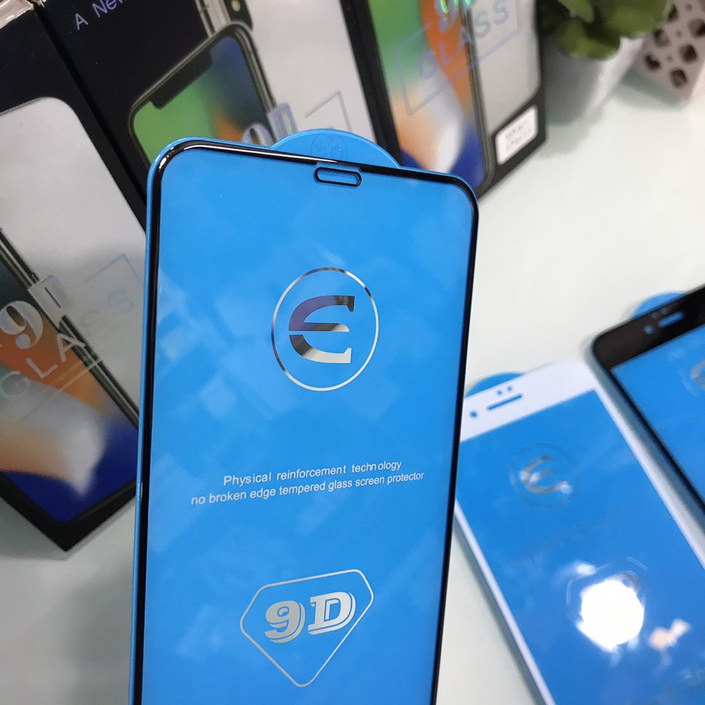 MIẾNG DÁN kính cường lực full 9D LOẠI 1 SIÊU TRƠN IPHONE 6 6S 7 8 SE / PLUS / XS X XR / 11 / 12 / PRO / MAX / MINI +