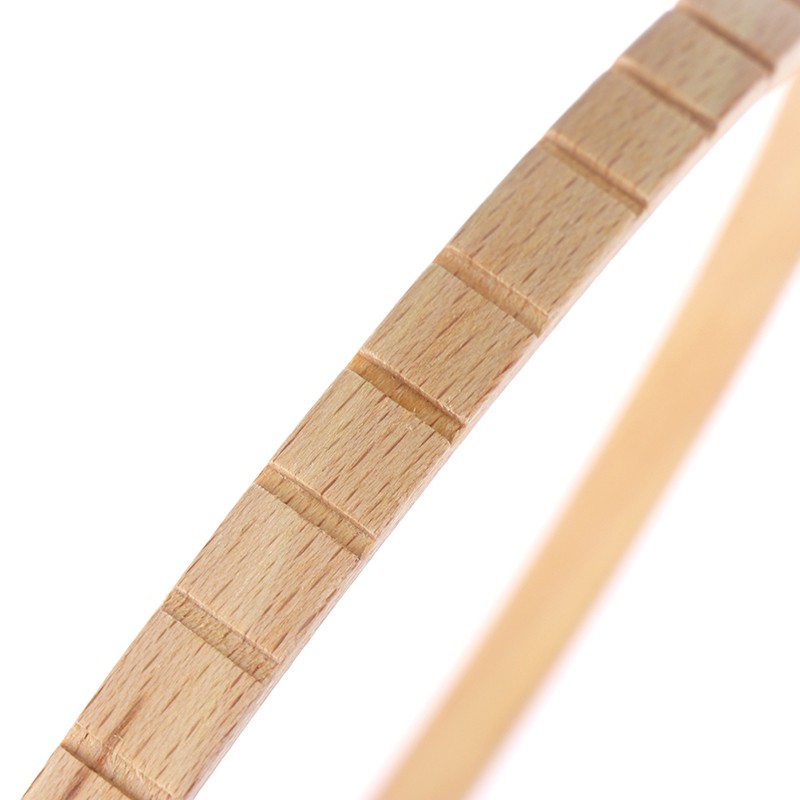 Vòng đan len hình tròn bằng gỗ tiện dụng làm đồ thủ công treo tường DIY
