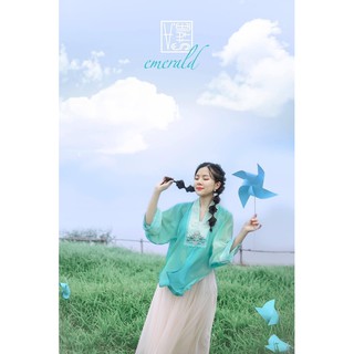 Áo nhật bình cách tân chiffon