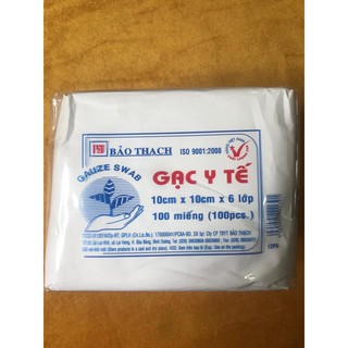 Gạc Y tế Bảo Thạch (Hộp 100 miếng)