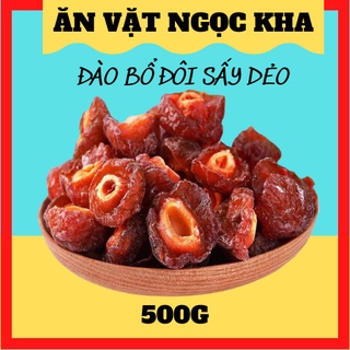 500g 🔥 Mứt đào chẻ đôi sấy dẻo