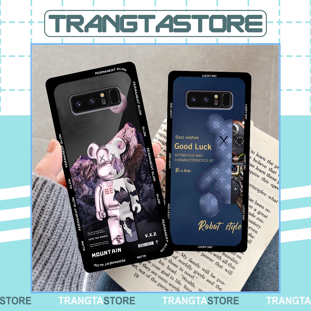 Ốp lưng Samsung Note 8 - Note 9 in hình gấu Bearbrick,Mountain,xanh,đen,đỏ giá rẻ