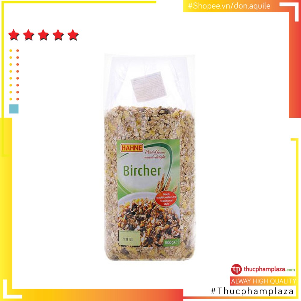 Ngũ cốc hoa quả Hahne Bircher 1kg