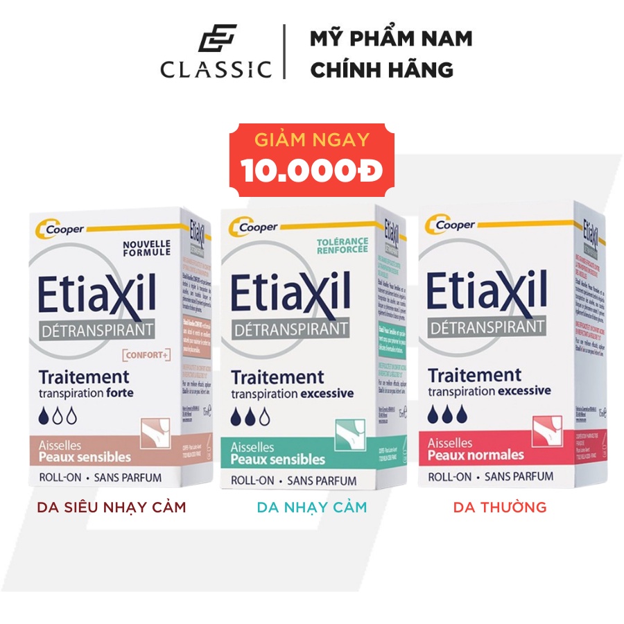 Lăn Khử Mùi Etiaxil 15ml - Chính hãng Pháp (Date mới)