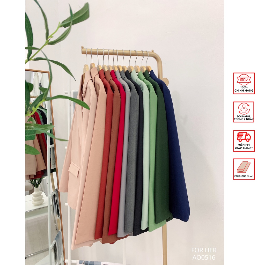 Áo vest For Her túi nắp AO0516