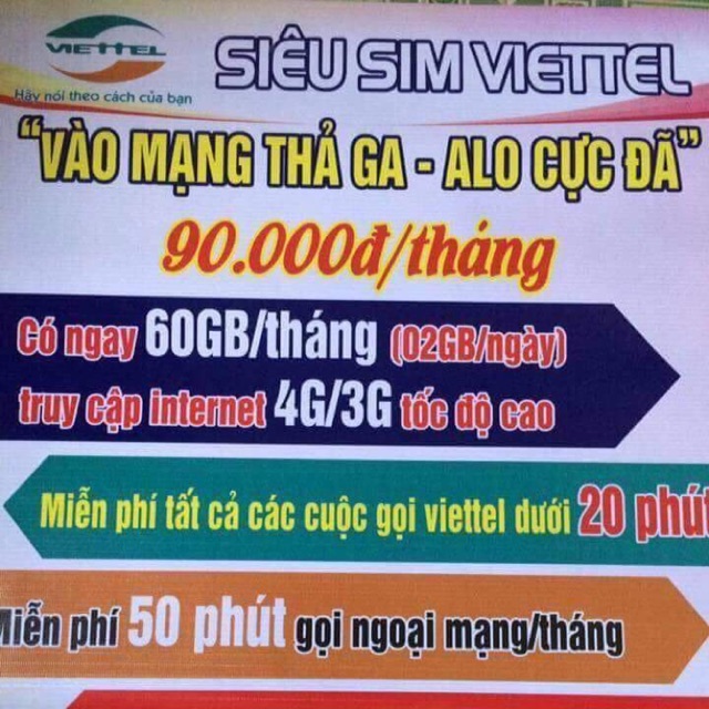 SIM VIETTEL V90