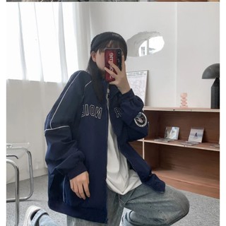 Áo khoác dù unisex nam nữ phong cách thể thao kèm hình thật