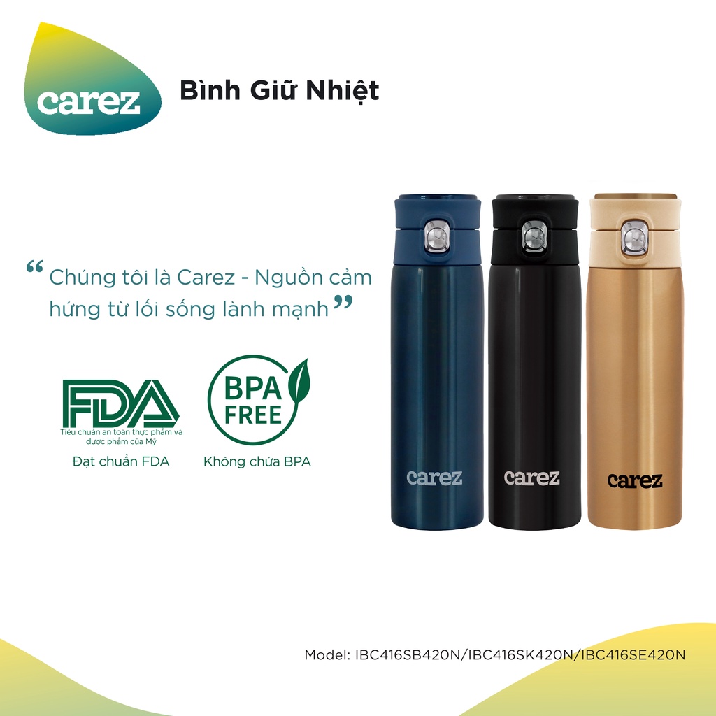 BÌNH GIỮ NHIỆT CAREZ 420ml IBC416SE420N