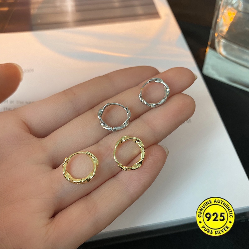 Bông tai mạ vàng hồng 18K thời trang