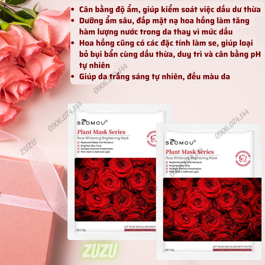 Lẻ 1 mix ngẫu nhiên Mặt nạ giấy nội địa trung dưỡng da mụn cấp ẩm thải độc dưỡng trắng