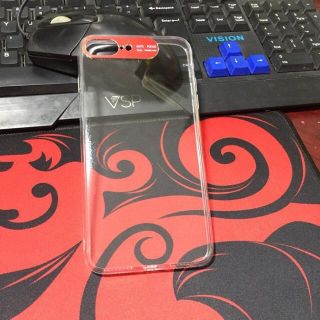 Ốp iPhone 6G/6S/6plus/6splus/7plus/8plus auto Focus trong suốt có khung bảo vệ camera