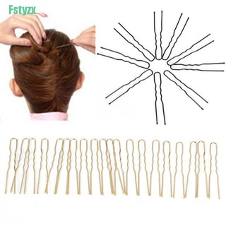 fstyzx 20PCS Hair Waved U-shaped Bobby Pin Barrette Salon Grip Clip Hairpins Hair Clip