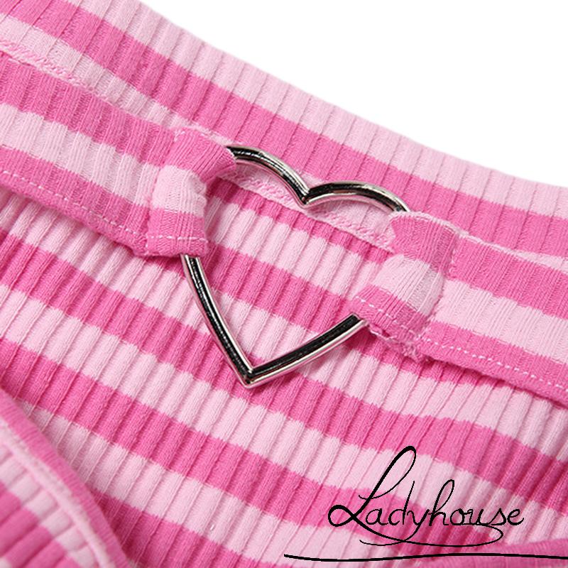 Áo Tay Dài Hở Vai Họa Tiết Sọc Ngang Thời Trang Dành Cho Nữ