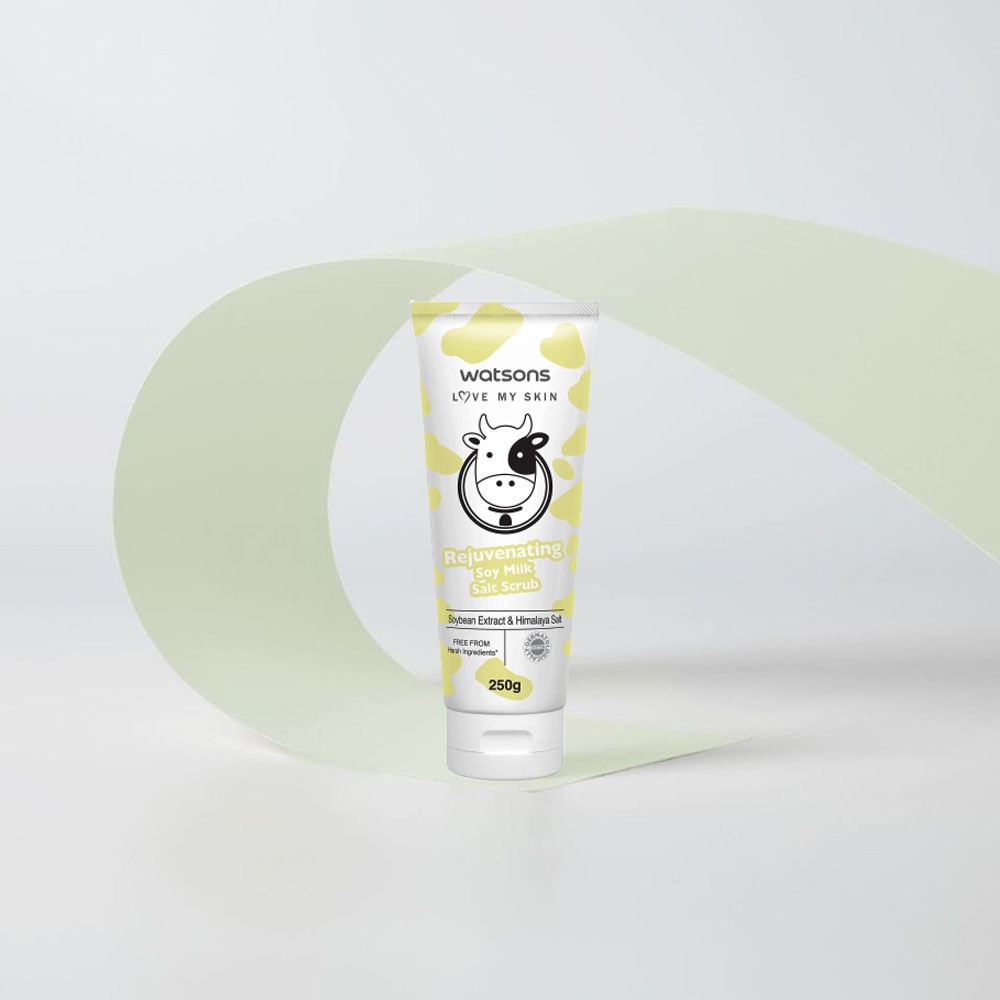 Tẩy Tế Bào Chết Watsons Love My Skin Ngừa Lão Hóa Da Rejuvenating Soy Milk Salt Scrub 250g
