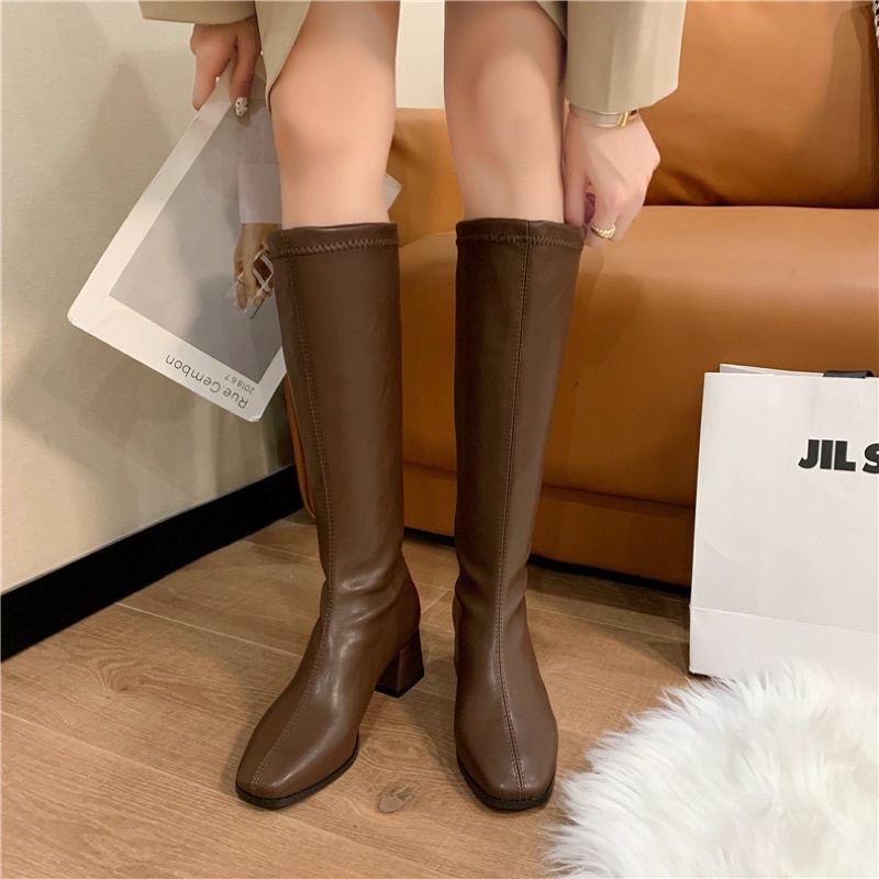 Boots đùi nữ  5cm (3 màu)