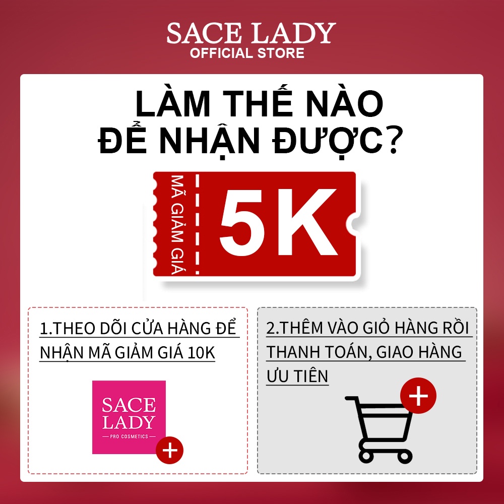 Phấn Bắt Sáng SACE LADY 6 Màu Thời Thượng Tuỳ Chọn 3.5g