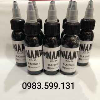 Mực xăm đen Dynamic BLK 30ml / 1oz