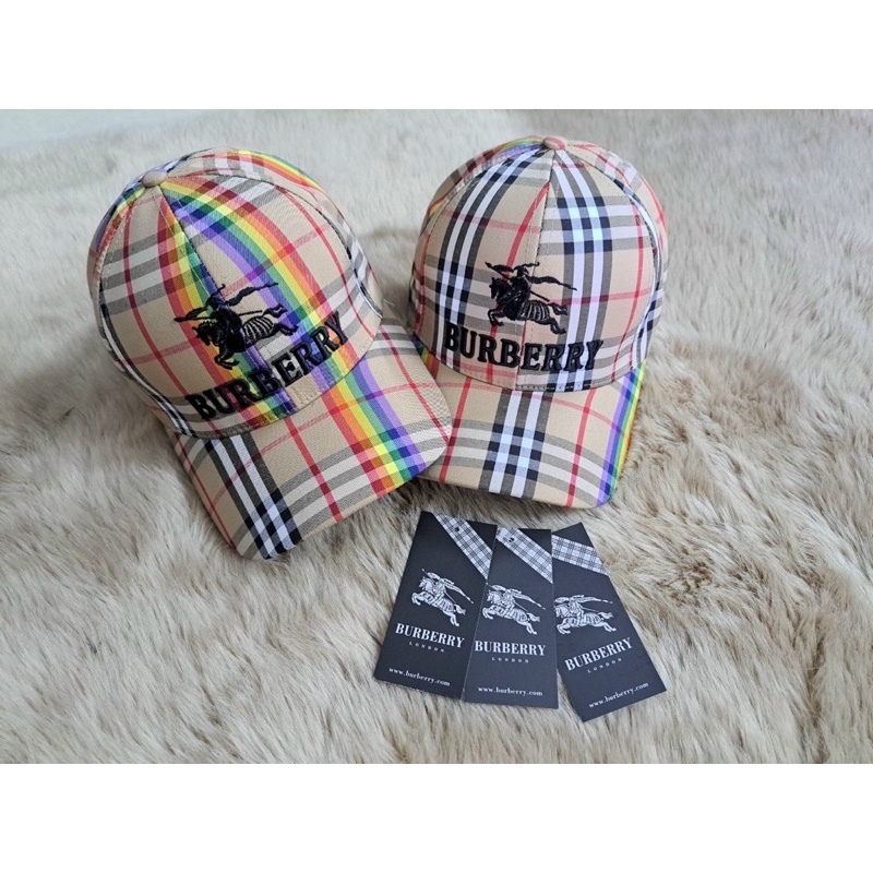 Nón kết Nam nữ Burberry kaki phong cách trẻ trung