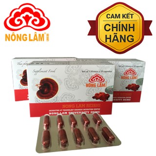 Viên nấm linh chi Nông Lâm (hộp 30v)