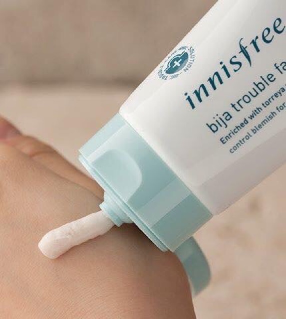 Sữa rửa mặt #Bija_Trouble_Facial_Foam #Innisfree- Chuyên đặc trị cho da mụn