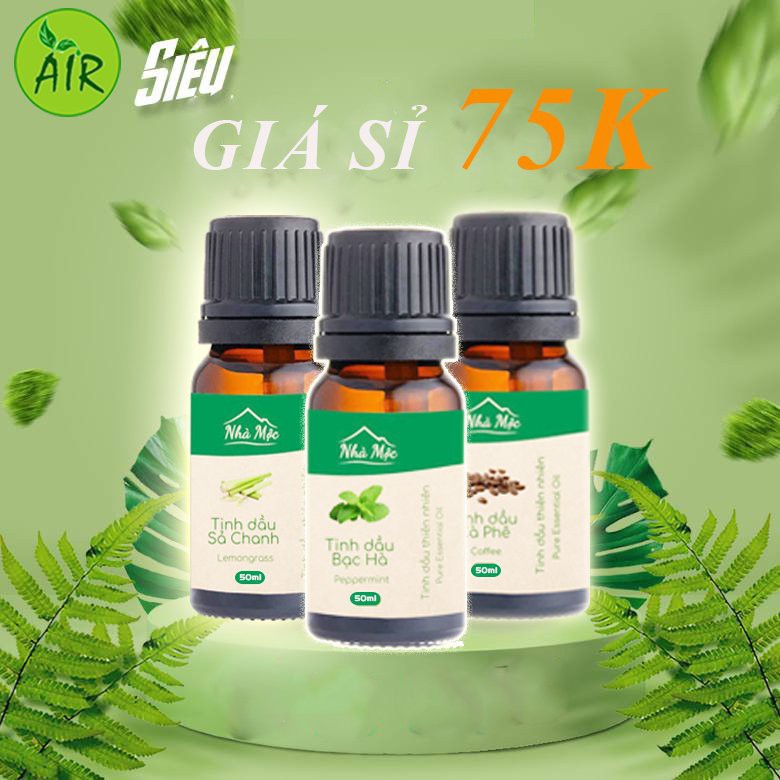 [Giá sỉ] Tinh dầu thơm chiết xuất nguyên chất 10 mùi hương 50ml nguyên chất, khử mùi, tạo hương, thư giản dùng