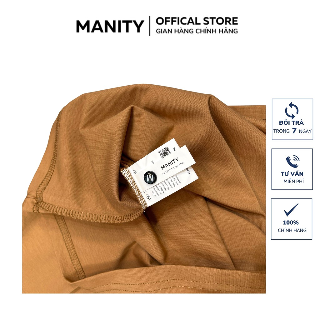 Áo thun nam cổ tròn cao cấp 3 màu co giãn 4 chiều MANITY - APM002