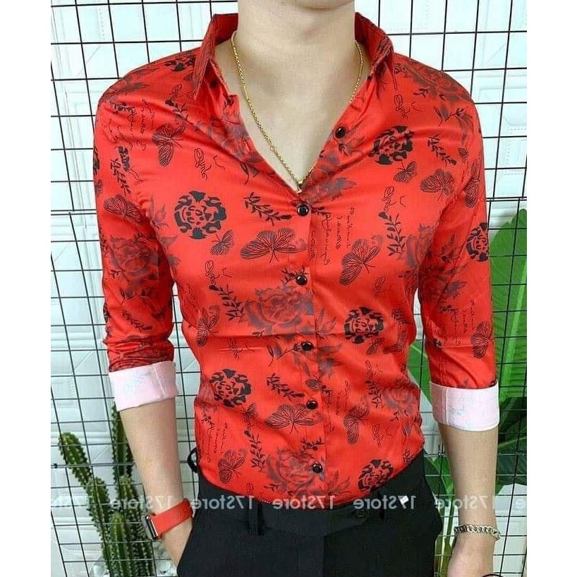 AÓSơ mi nam cao cấp đen HỌA TIẾT 3D Dài Tay Phong Cách đẹp | BigBuy360 - bigbuy360.vn