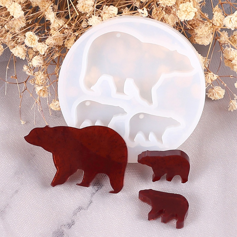 JLOVE Animal Resin Mold Epoxy Craft Keychain Silicone Moulds Polymer Clay DIY Making