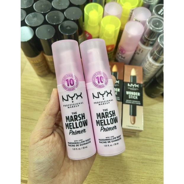 [NEW]Kem lót mềm mịn hoàn hảo cho lớp makeup NYX The Marsh Mellow Primer (30ml)