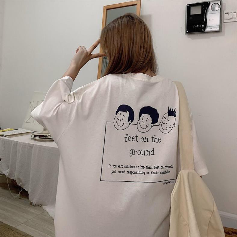 [Free Ship] Áo Phông Tay Lỡ Dáng Rộng Unisex Hình 3 Cậu Bé- Hàng Loại 1, Hot Trend | BigBuy360 - bigbuy360.vn