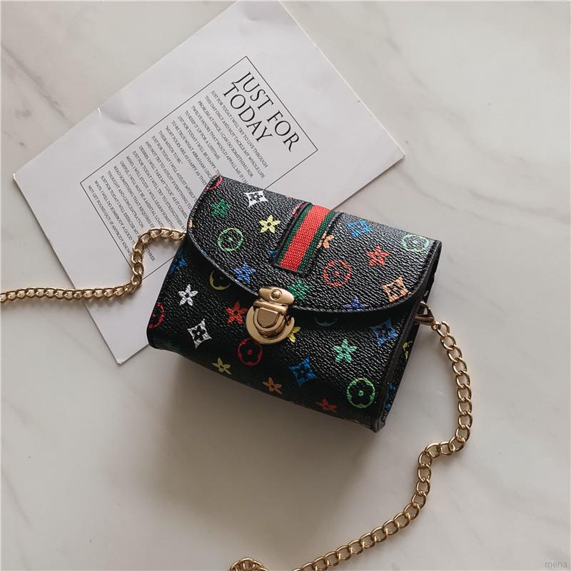 Túi đeo chéo in họa tiết xinh xắn