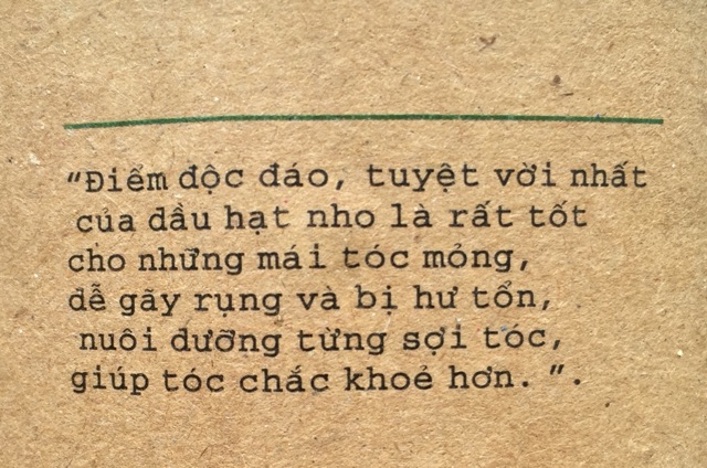 Dầu hạt nho nguyên chất