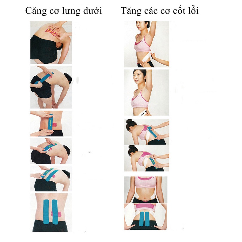 Băng cuốn thể thao KINESIOLOGY chống chấn thương bảo vệ cơ thể đầu gối khi tập Gym chống nước tiện dụng