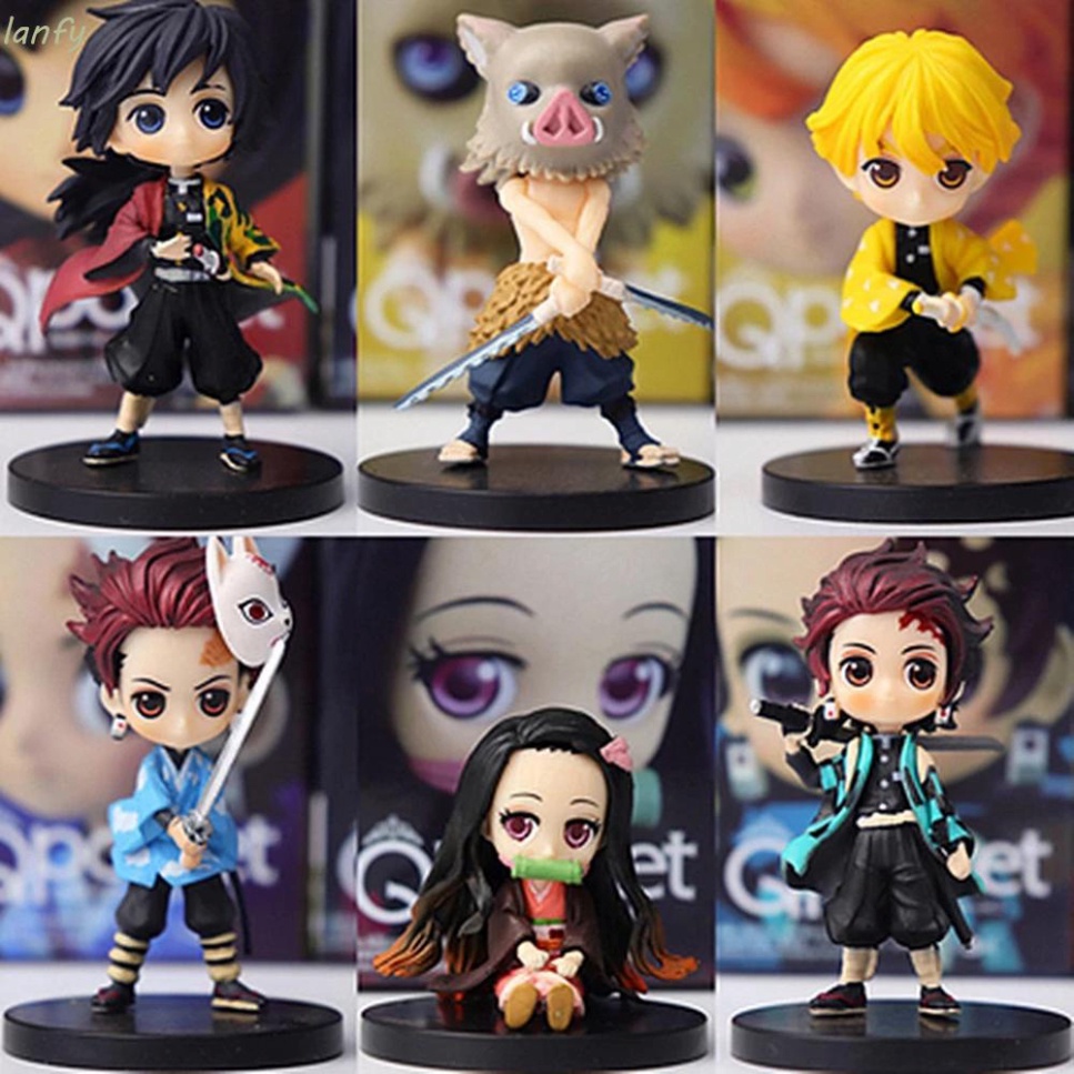 Kimetsu No Yaiba, mô hình thanh gươm diệt quỷ CLOUD STORE Tanjirou, Nezuko, Zenitsu, Giyuu, figure anime chính hãng