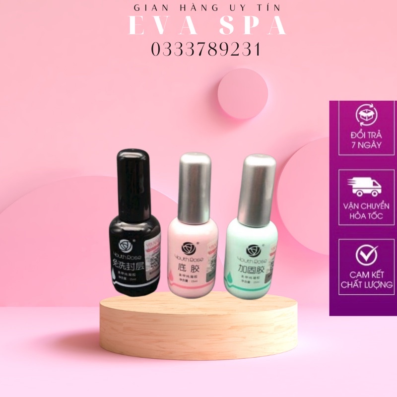 Sơn Base Top Cứng Móng Hoa Hồng