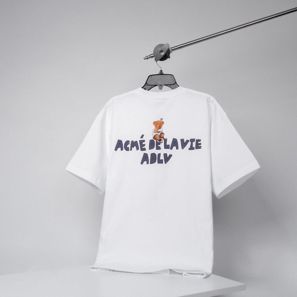 Áo Thun Tay Lỡ ADLV  Gấu, Form rộng oversize, áo phông unisex, chất liệu Cotton - KKIM Shop