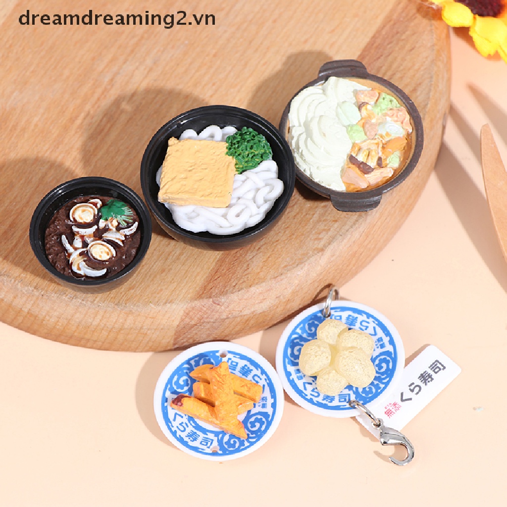 1 mô hình đồ ăn cỡ nhỏ tỉ lệ 1/6 để trang trí nhà búp bê