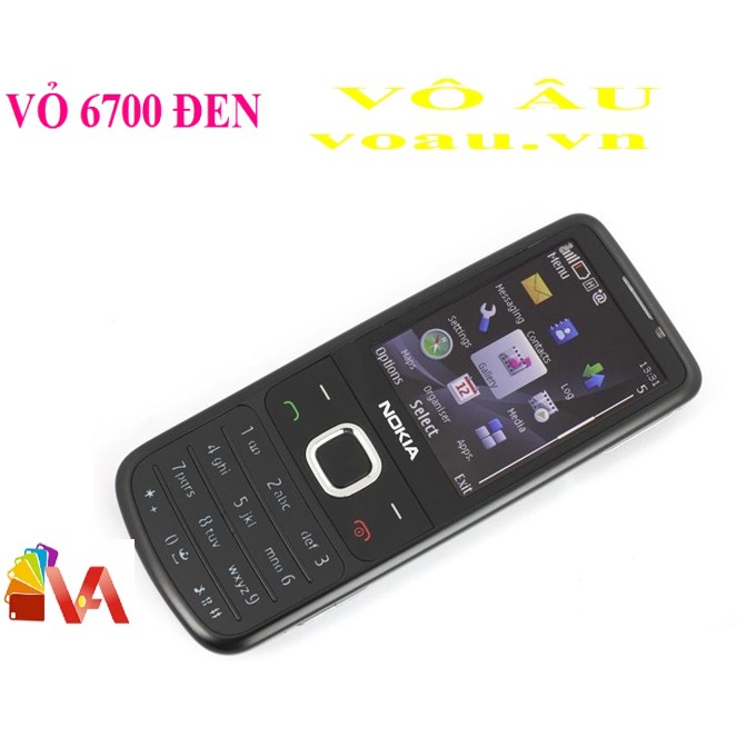 VỎ NOKIA 6700 MÀU ĐEN