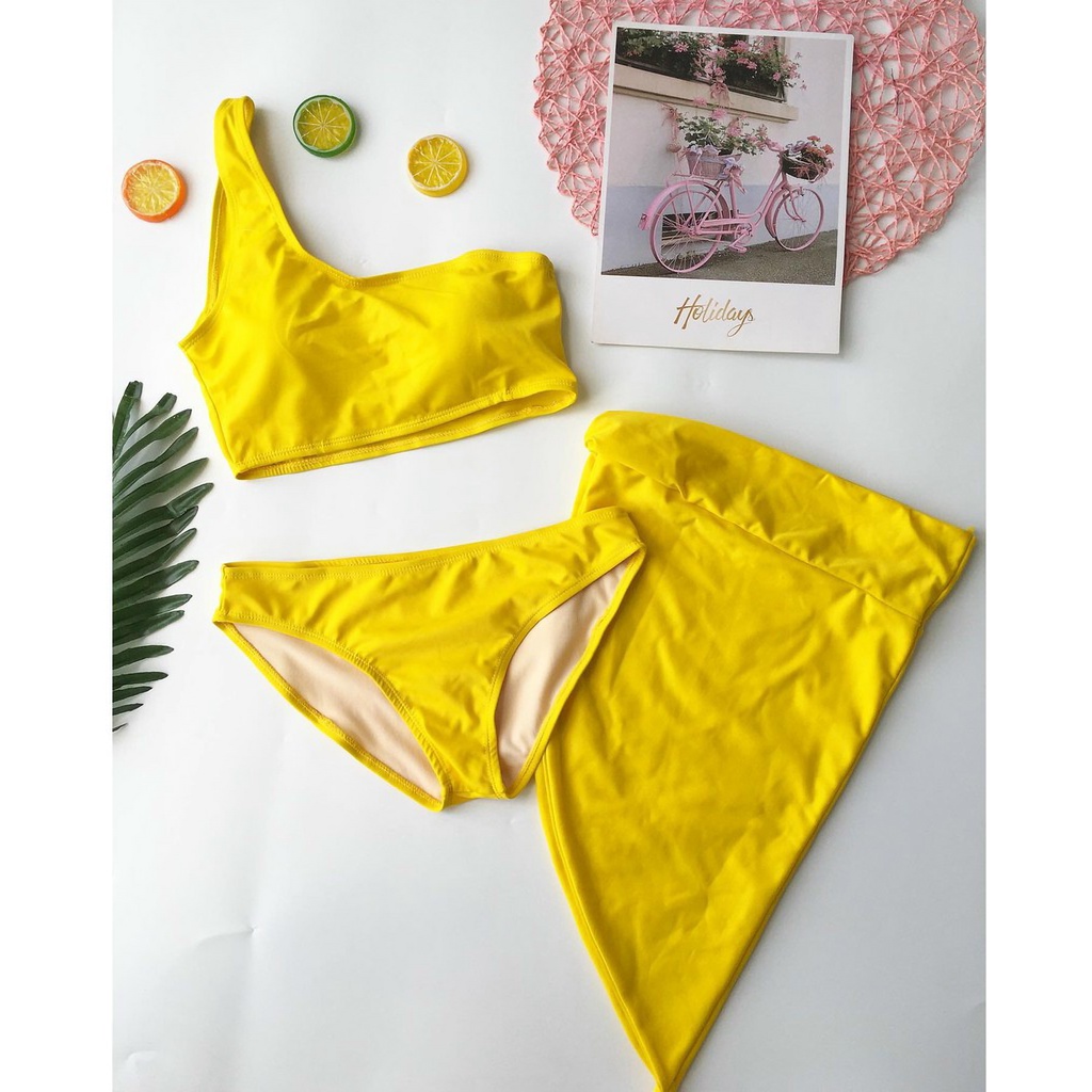 BIKINI 2 MẢNH KÈM VÁY 3 MÓN CAO CẤP BIKINI STORE