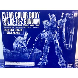 Mô hình lắp ráp giáp clear cho Perfect Grade Unleashed (PGU) RX-78-2 Gundam