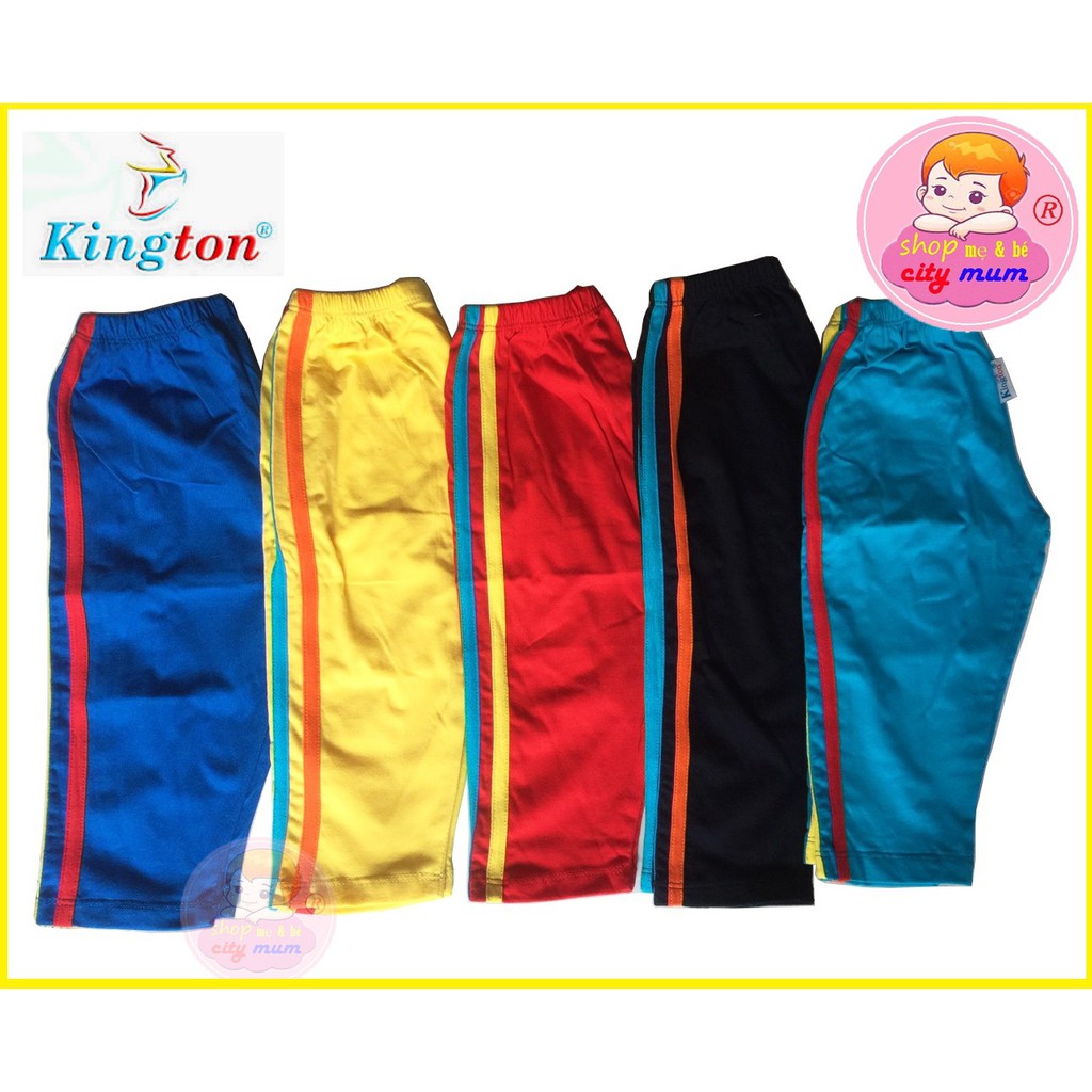 (Chất đẹp)Quần Dài Màu Sơ Sinh, Quần Cotton Cho Bé Mặc Nhà, Mặc Đi Học Hiệu_Mã Kington