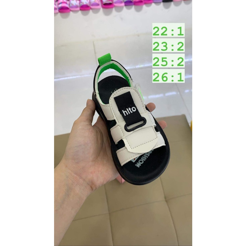 ￼￼￼Giày sandal bé trai bé gái - Sandal quai dán siêu nhẹ chất da mềm có đế chống trơn trượt cho bé mẫu mới SA414
